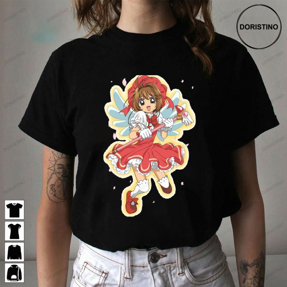 Cute Red Dress Card Captor Sakura Awesome Shirts